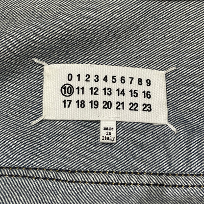 【中古品】【メンズ】 MAISON MARGIELA メゾン マルジェラ S50AM0537 S30561 22SS DISTRESSED DENIM JACKET 2022年春夏 ディストレスト デニム ジャケット アウター 141-260929-sa-15-teih サイズ：S カラー：インディゴ 万代Net店