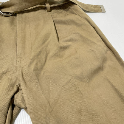 【中古品】【メンズ】 DOUBLET ダブレット SILK CHINO WIDE TAPERED TROUSERS 21SS10PT145 シルクチノ ワイドテーパード トラウザーズ ボトムス 151-260929-sa-09-teih サイズ：S カラー：ベージュ 万代Net店