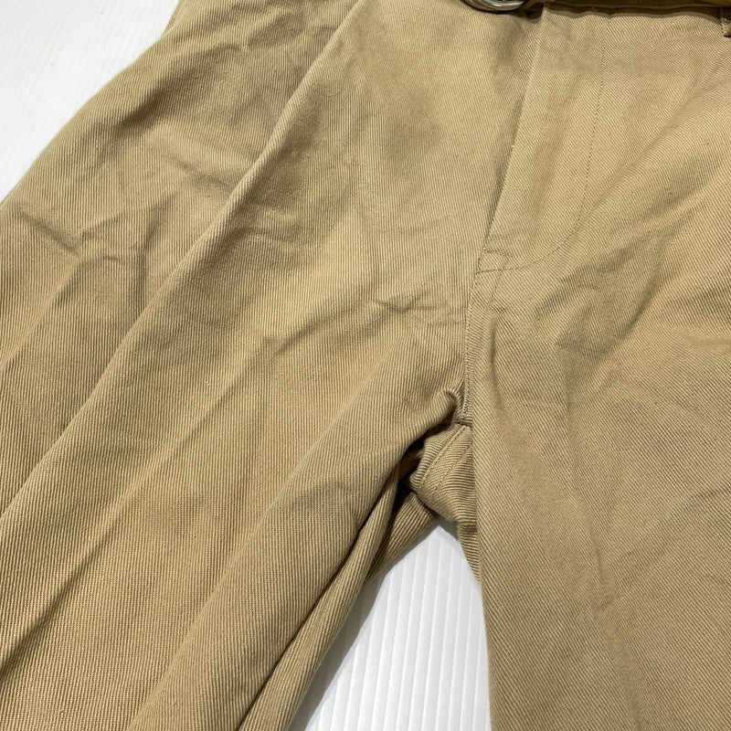 【中古品】【メンズ】 DOUBLET ダブレット SILK CHINO WIDE TAPERED TROUSERS 21SS10PT145 シルクチノ ワイドテーパード トラウザーズ ボトムス 151-260929-sa-09-teih サイズ：S カラー：ベージュ 万代Net店