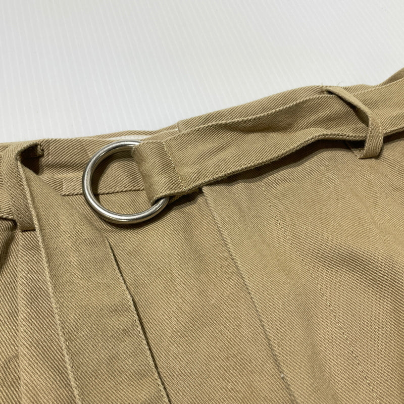 【中古品】【メンズ】 DOUBLET ダブレット SILK CHINO WIDE TAPERED TROUSERS 21SS10PT145 シルクチノ ワイドテーパード トラウザーズ ボトムス 151-260929-sa-09-teih サイズ：S カラー：ベージュ 万代Net店