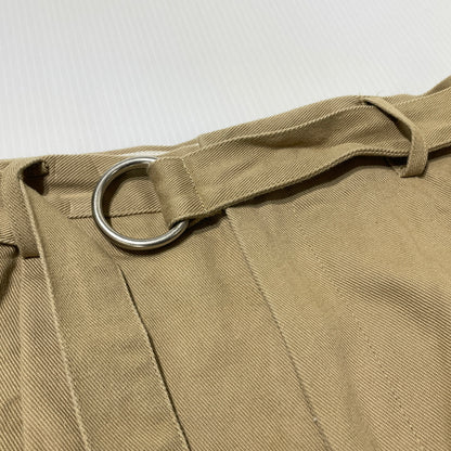 【中古品】【メンズ】 DOUBLET ダブレット SILK CHINO WIDE TAPERED TROUSERS 21SS10PT145 シルクチノ ワイドテーパード トラウザーズ ボトムス 151-260929-sa-09-teih サイズ：S カラー：ベージュ 万代Net店