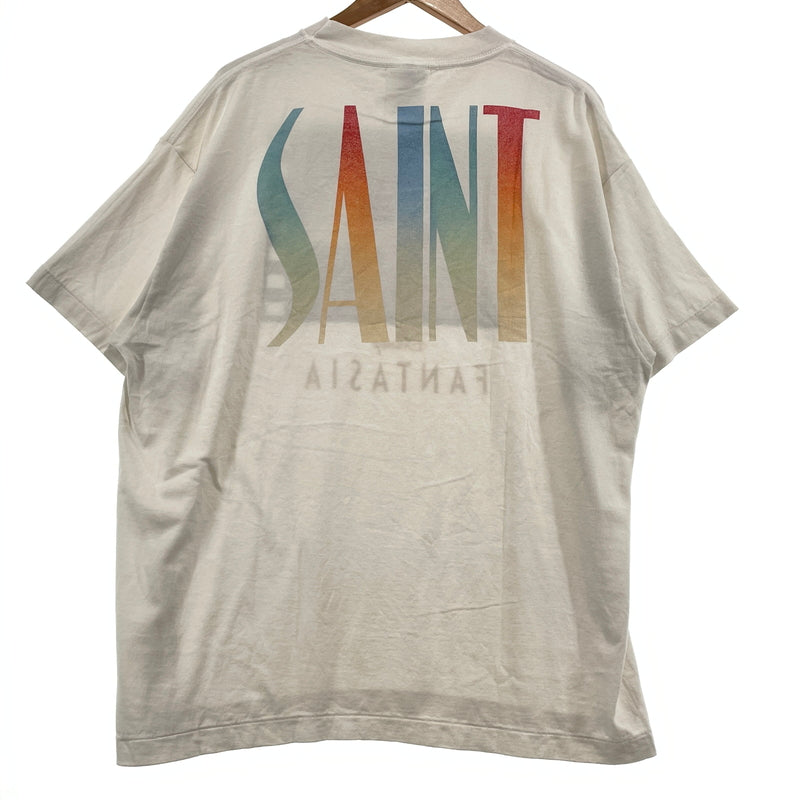 【中古品】【メンズ】 SAINT MICHAEL セント マイケル × DSNY ディズニー DSNY S/S TEE "FANTASIA" SM-MK1-0000-C86 ディズニー ショートスリーブ Tシャツ ファンタジア 半袖 トップス 140-260929-sa-21-teih サイズ：L カラー：ホワイト 万代Net店