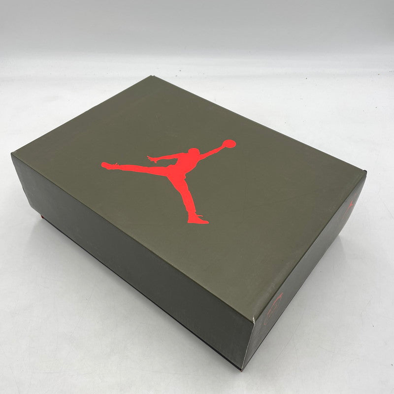 【中古品】【メンズ】 NIKE ナイキ× TRAVIS SCOTT トラヴィス・スコット 別注コラボ AIR JORDAN 6 RETRO "MEDIUM OLIVE" CN1084-200 エアジョーダン6 レトロ ミディアムオリーブ スニーカー 靴 160-260926-yo-13-teih サイズ：27.5cm カラー：カーキ 万代Net店