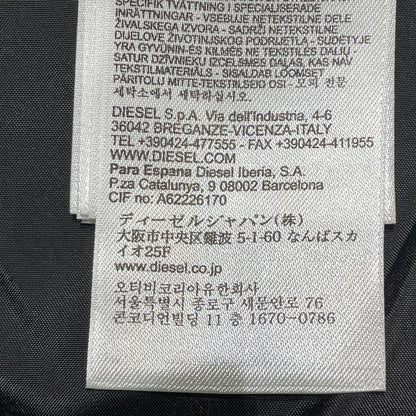【中古品】【メンズ】 DIESEL ディーゼル GOATSKIN RIDERS JACKET A15303 ゴートスキン ライダース ジャケット アウター 141-260929-sa-16-teih サイズ：M カラー：ブラック 万代Net店