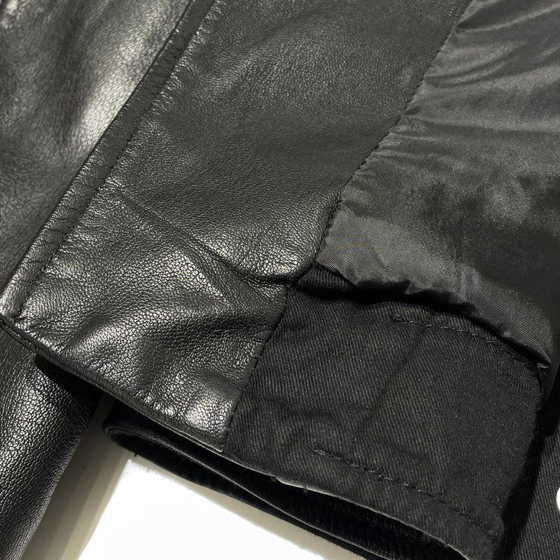 【中古品】【メンズ】 DIESEL ディーゼル GOATSKIN RIDERS JACKET A15303 ゴートスキン ライダース ジャケット アウター 141-260929-sa-16-teih サイズ：M カラー：ブラック 万代Net店