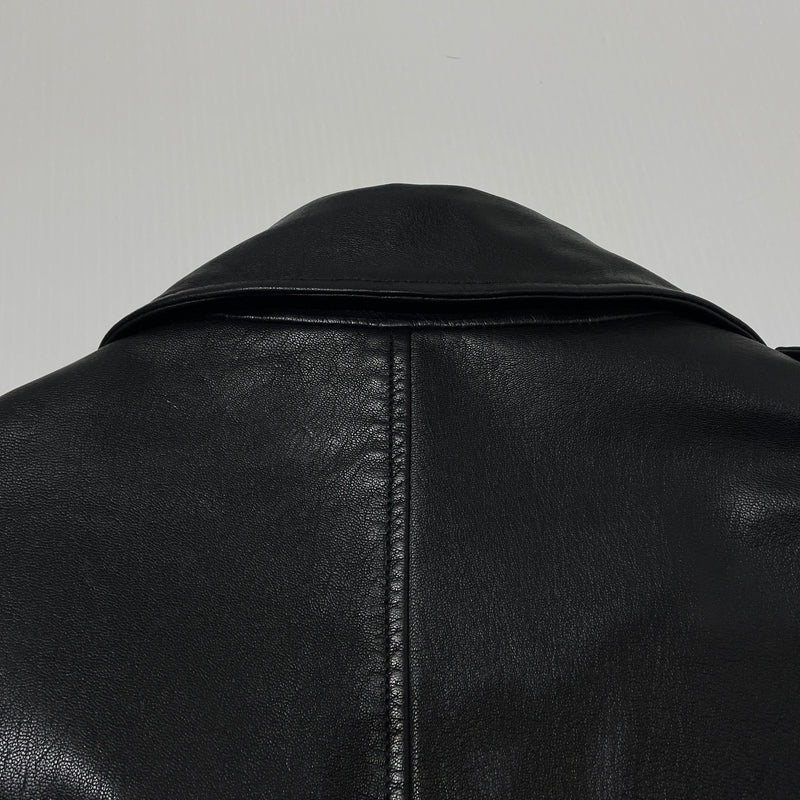 【中古品】【メンズ】 DIESEL ディーゼル GOATSKIN RIDERS JACKET A15303 ゴートスキン ライダース ジャケット アウター 141-260929-sa-16-teih サイズ：M カラー：ブラック 万代Net店