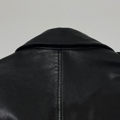 【中古品】【メンズ】 DIESEL ディーゼル GOATSKIN RIDERS JACKET A15303 ゴートスキン ライダース ジャケット アウター 141-260929-sa-16-teih サイズ：M カラー：ブラック 万代Net店