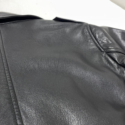 【中古品】【メンズ】 DIESEL ディーゼル GOATSKIN RIDERS JACKET A15303 ゴートスキン ライダース ジャケット アウター 141-260929-sa-16-teih サイズ：M カラー：ブラック 万代Net店