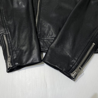 【中古品】【メンズ】 DIESEL ディーゼル GOATSKIN RIDERS JACKET A15303 ゴートスキン ライダース ジャケット アウター 141-260929-sa-16-teih サイズ：M カラー：ブラック 万代Net店