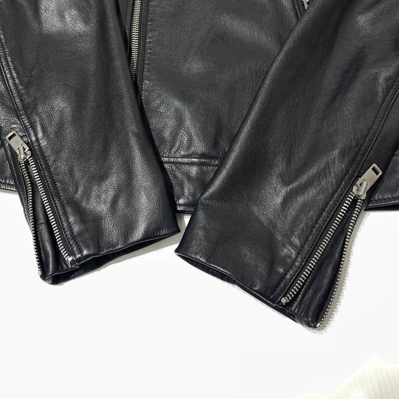 【中古品】【メンズ】 DIESEL ディーゼル GOATSKIN RIDERS JACKET A15303 ゴートスキン ライダース ジャケット アウター 141-260929-sa-16-teih サイズ：M カラー：ブラック 万代Net店