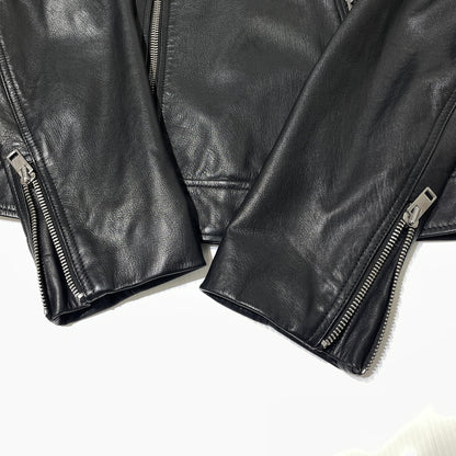 【中古品】【メンズ】 DIESEL ディーゼル GOATSKIN RIDERS JACKET A15303 ゴートスキン ライダース ジャケット アウター 141-260929-sa-16-teih サイズ：M カラー：ブラック 万代Net店