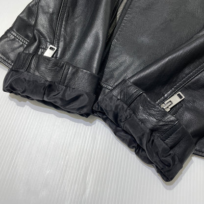 【中古品】【メンズ】 DIESEL ディーゼル GOATSKIN RIDERS JACKET A15303 ゴートスキン ライダース ジャケット アウター 141-260929-sa-16-teih サイズ：M カラー：ブラック 万代Net店