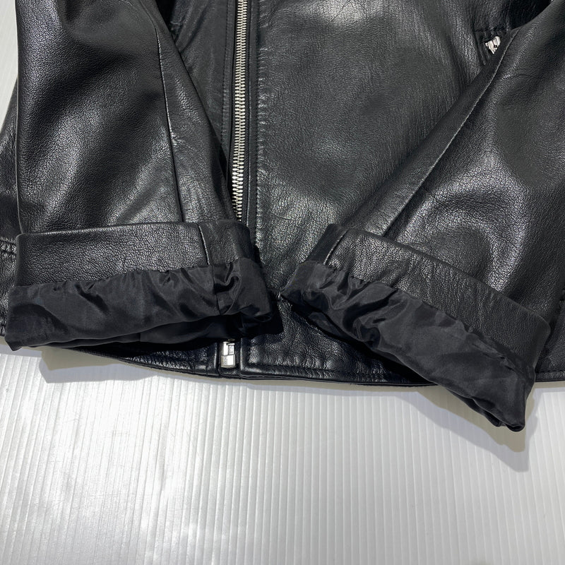【中古品】【メンズ】 DIESEL ディーゼル GOATSKIN RIDERS JACKET A15303 ゴートスキン ライダース ジャケット アウター 141-260929-sa-16-teih サイズ：M カラー：ブラック 万代Net店