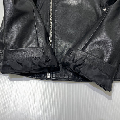 【中古品】【メンズ】 DIESEL ディーゼル GOATSKIN RIDERS JACKET A15303 ゴートスキン ライダース ジャケット アウター 141-260929-sa-16-teih サイズ：M カラー：ブラック 万代Net店