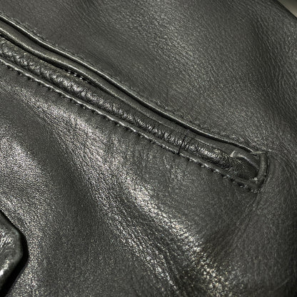 【現状渡し品】【メンズ】 SEX PRODUCED BY ANGROMANIA セックス プロデュースド バイ アングマニア COWHIDE DOUBLERIDER'S JACKET 牛革 ダブルライダース ジャケット アウター 145-260929-sa-17-teih 万代Net店
