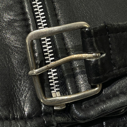 【現状渡し品】【メンズ】 SEX PRODUCED BY ANGROMANIA セックス プロデュースド バイ アングマニア COWHIDE DOUBLERIDER'S JACKET 牛革 ダブルライダース ジャケット アウター 145-260929-sa-17-teih 万代Net店