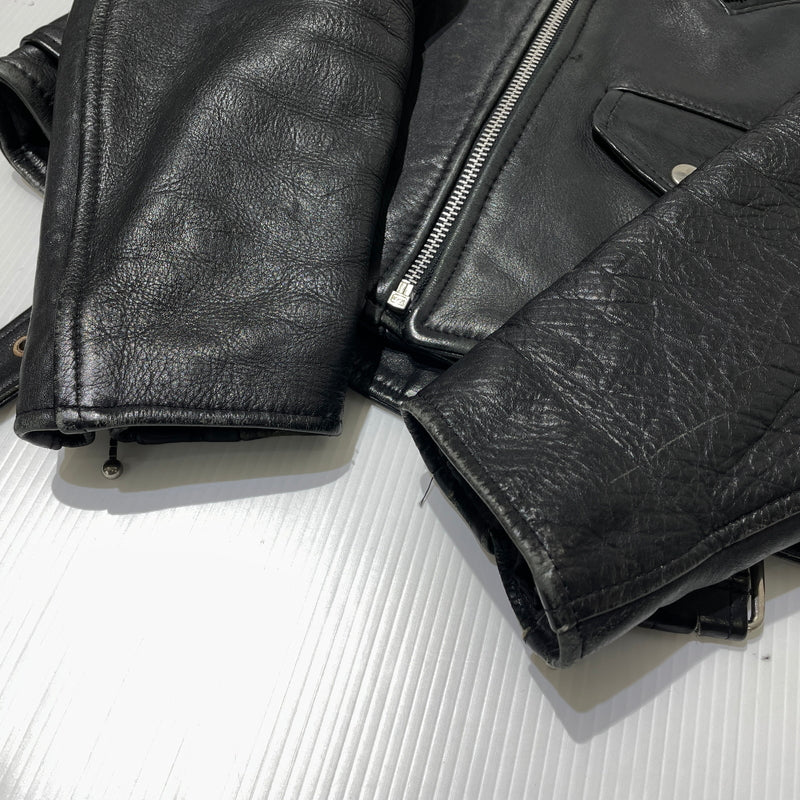 【現状渡し品】【メンズ】 SEX PRODUCED BY ANGROMANIA セックス プロデュースド バイ アングマニア COWHIDE DOUBLERIDER'S JACKET 牛革 ダブルライダース ジャケット アウター 145-260929-sa-17-teih 万代Net店