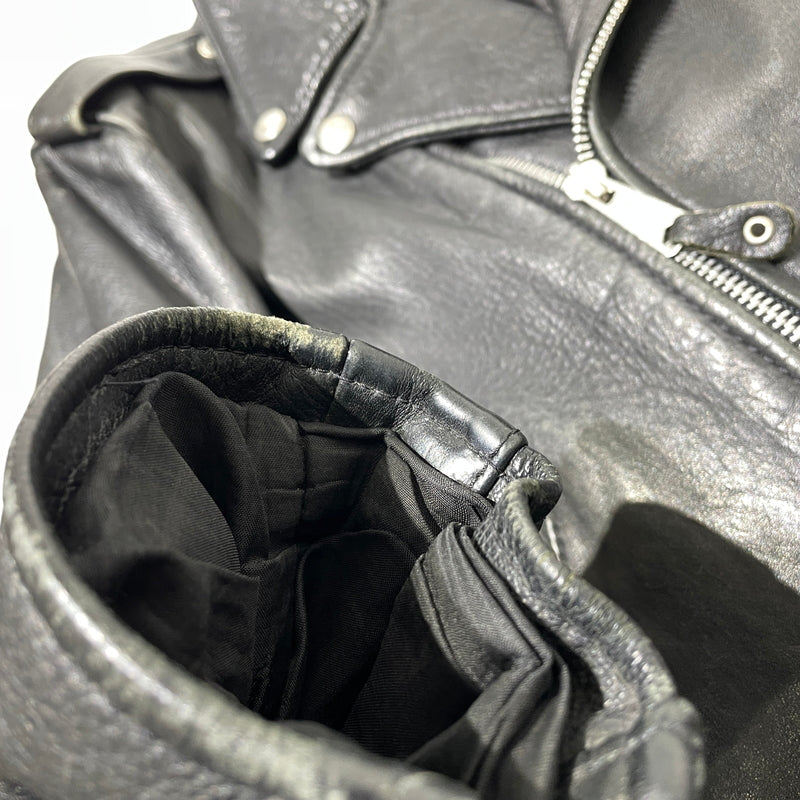 【現状渡し品】【メンズ】 SEX PRODUCED BY ANGROMANIA セックス プロデュースド バイ アングマニア COWHIDE DOUBLERIDER'S JACKET 牛革 ダブルライダース ジャケット アウター 145-260929-sa-17-teih 万代Net店