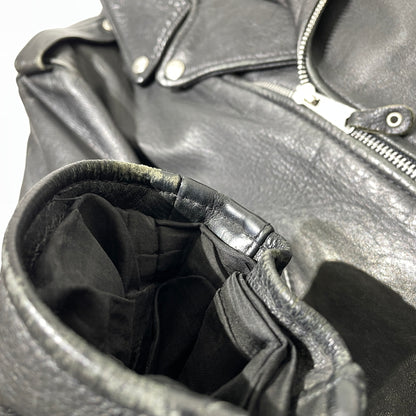 【現状渡し品】【メンズ】 SEX PRODUCED BY ANGROMANIA セックス プロデュースド バイ アングマニア COWHIDE DOUBLERIDER'S JACKET 牛革 ダブルライダース ジャケット アウター 145-260929-sa-17-teih 万代Net店