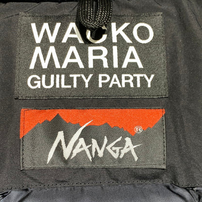 【中古品】【メンズ】 WACKO MARIA ワコマリア × NANGA ナンガ 別注 コラボ MOUNTAIN BELAY COAT TYPE-1 マウンテン ビレイ コート アウター ダウンジャケット 140-261001-ko-18-teih サイズ：L カラー：ブラック 万代Net店