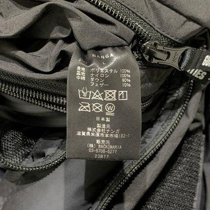 【中古品】【メンズ】 WACKO MARIA ワコマリア × NANGA ナンガ 別注 コラボ MOUNTAIN BELAY COAT TYPE-1 マウンテン ビレイ コート アウター ダウンジャケット 140-261001-ko-18-teih サイズ：L カラー：ブラック 万代Net店