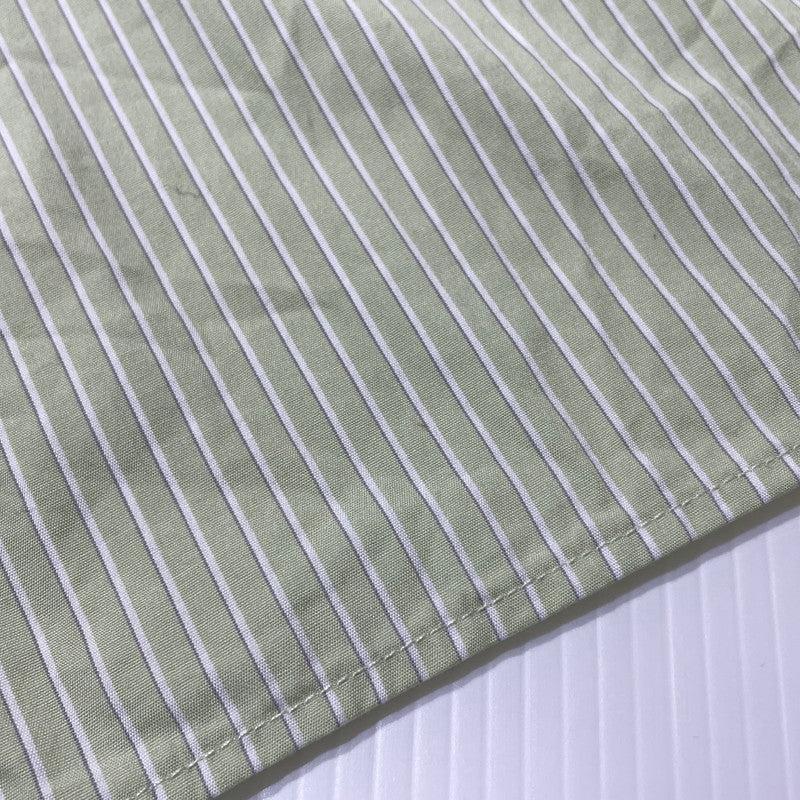 【中古品】【メンズ】 HUF ハフ MEGABLAST STRIPE S/S SHIRT メガブラスト ストライプ ショートスリーブ シャツ 半袖 トップス 142-260930-yo-18-teih サイズ：L カラー：グリーン 万代Net店