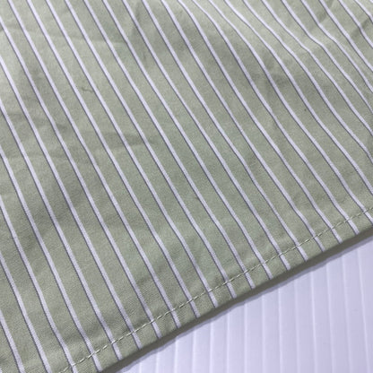 【中古品】【メンズ】 HUF ハフ MEGABLAST STRIPE S/S SHIRT メガブラスト ストライプ ショートスリーブ シャツ 半袖 トップス 142-260930-yo-18-teih サイズ：L カラー：グリーン 万代Net店