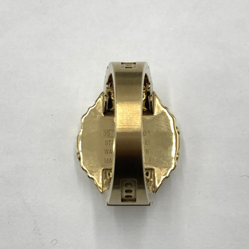 【中古品】【メンズ】 CASIO カシオ RING WATCH CRW-001-1JR リングウォッチ アクセサリー 時計 197-260929-ko-02-teih カラー：ゴールドカラー 万代Net店