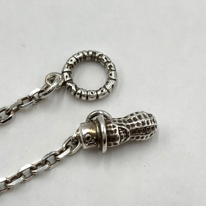 【中古品】【メンズ】 Peanuts ＆Co ピーナッツカンパニー MEDIUM BEROPEANUTS NECKLACE SILVER K10PG ミディアム ベロピーナッツ ネックレス アクセサリー 925 ゴールド 192-260929-ko-01-teih カラー：シルバー 万代Net店