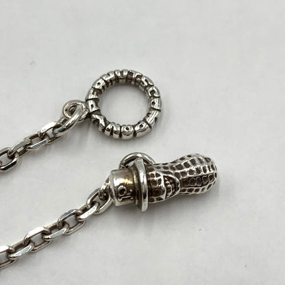 【中古品】【メンズ】 Peanuts ＆Co ピーナッツカンパニー MEDIUM BEROPEANUTS NECKLACE SILVER K10PG ミディアム ベロピーナッツ ネックレス アクセサリー 925 ゴールド 192-260929-ko-01-teih カラー：シルバー 万代Net店