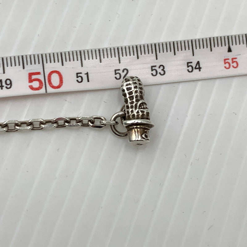 【中古品】【メンズ】 Peanuts ＆Co ピーナッツカンパニー MEDIUM BEROPEANUTS NECKLACE SILVER K10PG ミディアム ベロピーナッツ ネックレス アクセサリー 925 ゴールド 192-260929-ko-01-teih カラー：シルバー 万代Net店