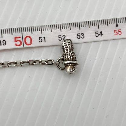 【中古品】【メンズ】 Peanuts ＆Co ピーナッツカンパニー MEDIUM BEROPEANUTS NECKLACE SILVER K10PG ミディアム ベロピーナッツ ネックレス アクセサリー 925 ゴールド 192-260929-ko-01-teih カラー：シルバー 万代Net店