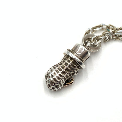 【中古品】【メンズ】 Peanuts ＆Co ピーナッツカンパニー MEDIUM BEROPEANUTS NECKLACE SILVER K10PG ミディアム ベロピーナッツ ネックレス アクセサリー 925 ゴールド 192-260929-ko-01-teih カラー：シルバー 万代Net店