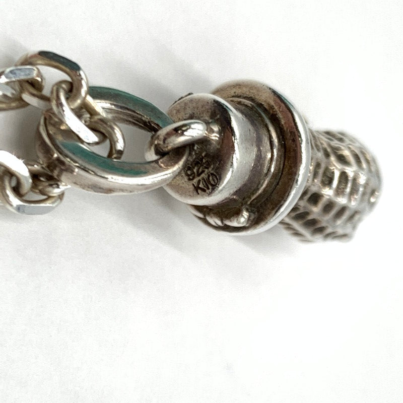 【中古品】【メンズ】 Peanuts ＆Co ピーナッツカンパニー MEDIUM BEROPEANUTS NECKLACE SILVER K10PG ミディアム ベロピーナッツ ネックレス アクセサリー 925 ゴールド 192-260929-ko-01-teih カラー：シルバー 万代Net店