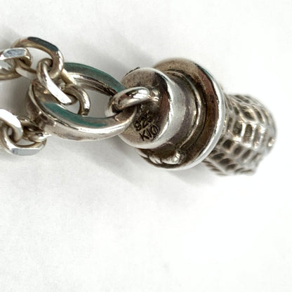 【中古品】【メンズ】 Peanuts ＆Co ピーナッツカンパニー MEDIUM BEROPEANUTS NECKLACE SILVER K10PG ミディアム ベロピーナッツ ネックレス アクセサリー 925 ゴールド 192-260929-ko-01-teih カラー：シルバー 万代Net店