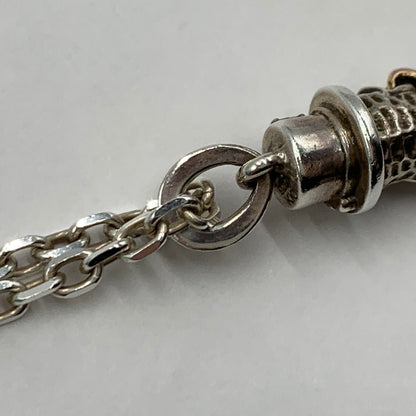 【中古品】【メンズ】 Peanuts ＆Co ピーナッツカンパニー MEDIUM BEROPEANUTS NECKLACE SILVER K10PG ミディアム ベロピーナッツ ネックレス アクセサリー 925 ゴールド 192-260929-ko-01-teih カラー：シルバー 万代Net店