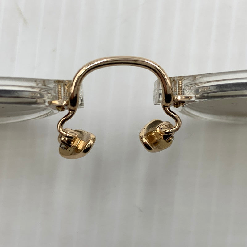 【中古品】【メンズ】 A.D.S.R エーディーエスアール SATCHIMO Ⅱ 02 サッチモ 02 アイウェア サングラス 203-260929-ko-05-teih サイズ：47□24-153 カラー：クリア/ゴールド 万代Net店