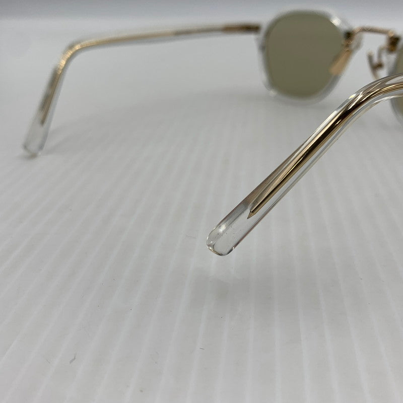 【中古品】【メンズ】 A.D.S.R エーディーエスアール SATCHIMO Ⅱ 02 サッチモ 02 アイウェア サングラス 203-260929-ko-05-teih サイズ：47□24-153 カラー：クリア/ゴールド 万代Net店