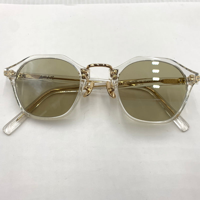 【中古品】【メンズ】 A.D.S.R エーディーエスアール SATCHIMO Ⅱ 02 サッチモ 02 アイウェア サングラス 203-260929-ko-05-teih サイズ：47□24-153 カラー：クリア/ゴールド 万代Net店
