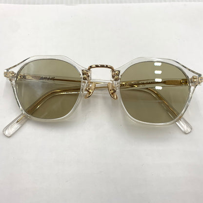 【中古品】【メンズ】 A.D.S.R エーディーエスアール SATCHIMO Ⅱ 02 サッチモ 02 アイウェア サングラス 203-260929-ko-05-teih サイズ：47□24-153 カラー：クリア/ゴールド 万代Net店