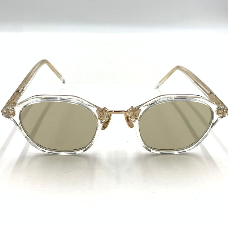 【中古品】【メンズ】 A.D.S.R エーディーエスアール SATCHIMO Ⅱ 02 サッチモ 02 アイウェア サングラス 203-260929-ko-05-teih サイズ：47□24-153 カラー：クリア/ゴールド 万代Net店