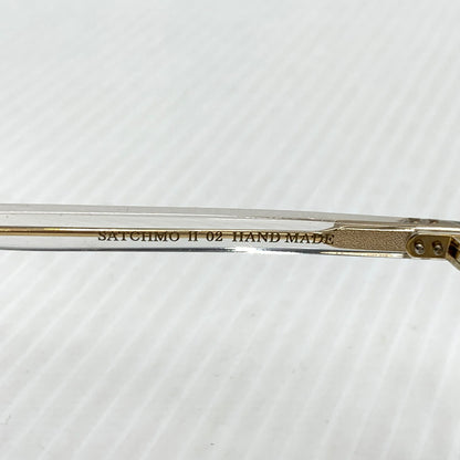【中古品】【メンズ】 A.D.S.R エーディーエスアール SATCHIMO Ⅱ 02 サッチモ 02 アイウェア サングラス 203-260929-ko-05-teih サイズ：47□24-153 カラー：クリア/ゴールド 万代Net店