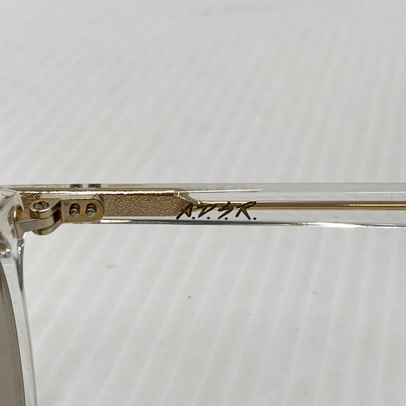 【中古品】【メンズ】 A.D.S.R エーディーエスアール SATCHIMO Ⅱ 02 サッチモ 02 アイウェア サングラス 203-260929-ko-05-teih サイズ：47□24-153 カラー：クリア/ゴールド 万代Net店