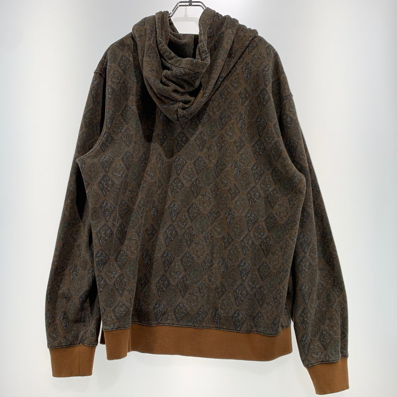 【中古品】【メンズ】 STUSSY ステューシー MARQUIS PULLOVER HOODIE マーキス プルオーバー フーディ プルオーバーパーカー 142-260929-sa-25-teih サイズ：L カラー：総柄 万代Net店
