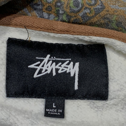 【中古品】【メンズ】 STUSSY ステューシー MARQUIS PULLOVER HOODIE マーキス プルオーバー フーディ プルオーバーパーカー 142-260929-sa-25-teih サイズ：L カラー：総柄 万代Net店
