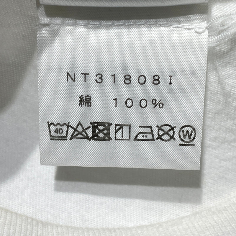 【現状渡し品】【メンズ】 SUPREME シュプリーム × THE NORTH FACE ザ ノースフェイス 18SS METALLIC LOGO TEE NT31808I 2018年 ショートスリーブ ロゴ Tシャツ 半袖 トップス 149-260929-sa-22-teih サイズ：M カラー：ホワイト 万代Net店