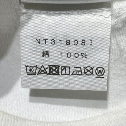 【現状渡し品】【メンズ】 SUPREME シュプリーム × THE NORTH FACE ザ ノースフェイス 18SS METALLIC LOGO TEE NT31808I 2018年 ショートスリーブ ロゴ Tシャツ 半袖 トップス 149-260929-sa-22-teih サイズ：M カラー：ホワイト 万代Net店