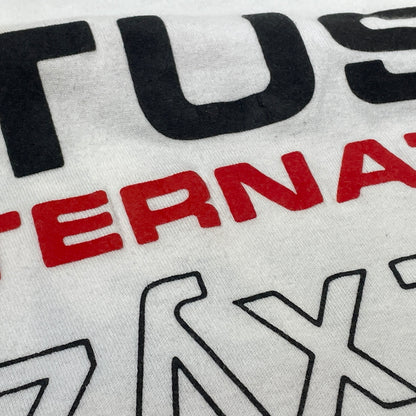 【現状渡し品】【メンズ】 STUSSY ステューシー × CACTUS PLANT FLEA MARKET INTERNATIONAL カタクス プラント フリーマーケット インターナショナル 別注コラボ T-SHIRT Tシャツ 半袖 トップス 142-260929-sa-23-teih サイズ：L カラー：ホワイト 万代Net店