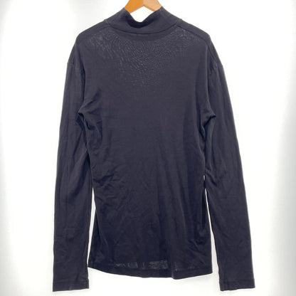 【中古品】【メンズ】 LEMAIRE ルメール MOCK NECK LS TEE モック ネック ロングスリーブ Tシャツ 長袖 トップス 141-260929-sa-24-teih サイズ：S カラー：ブラック 万代Net店
