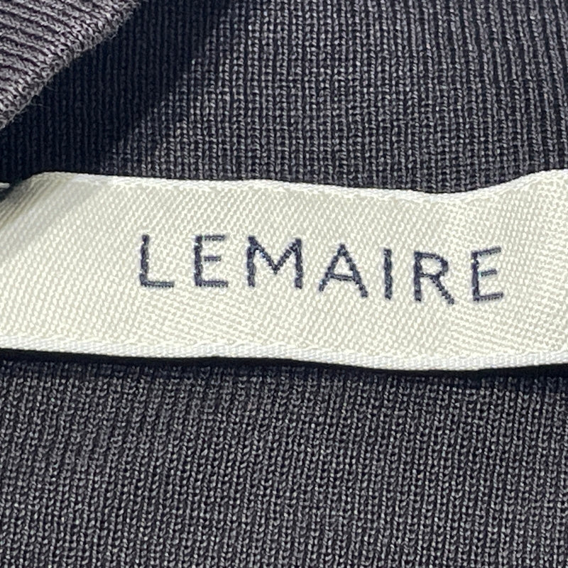 【中古品】【メンズ】 LEMAIRE ルメール MOCK NECK LS TEE モック ネック ロングスリーブ Tシャツ 長袖 トップス 141-260929-sa-24-teih サイズ：S カラー：ブラック 万代Net店